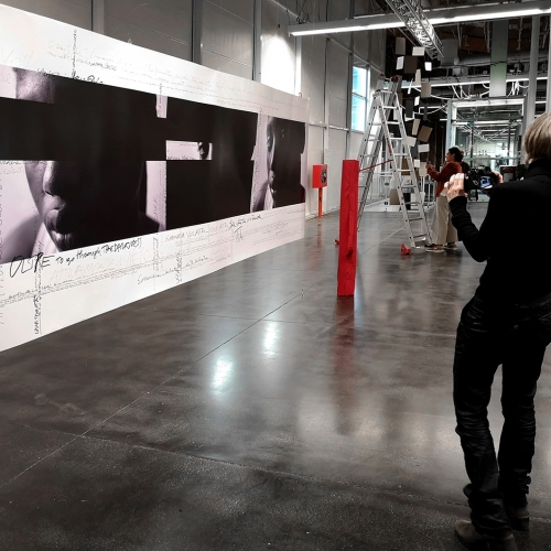 at work Florence Biennale 2021