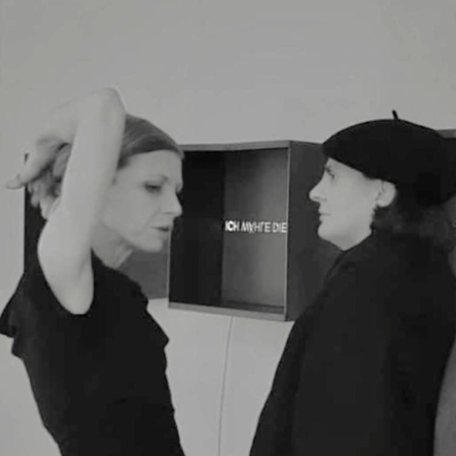 With Angela Madesani - Shazar Gallery, Napoli 2019
