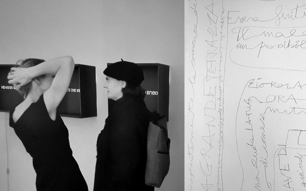 with Angela Madesani @Shazar gallery Napoli 2019
